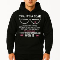 Yes ItS A Scar I Call It My Tittoo Hoodie