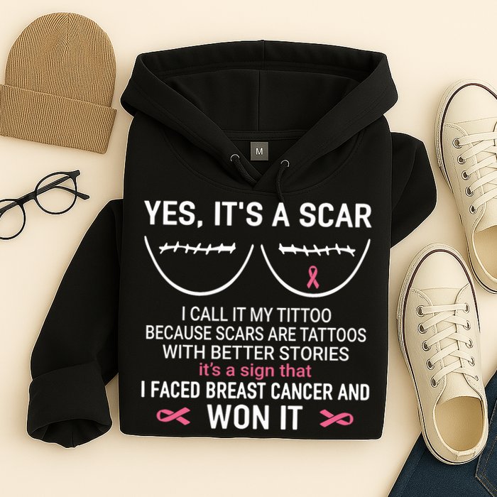Yes ItS A Scar I Call It My Tittoo Hoodie
