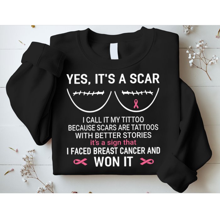 Yes ItS A Scar I Call It My Tittoo Sweatshirt