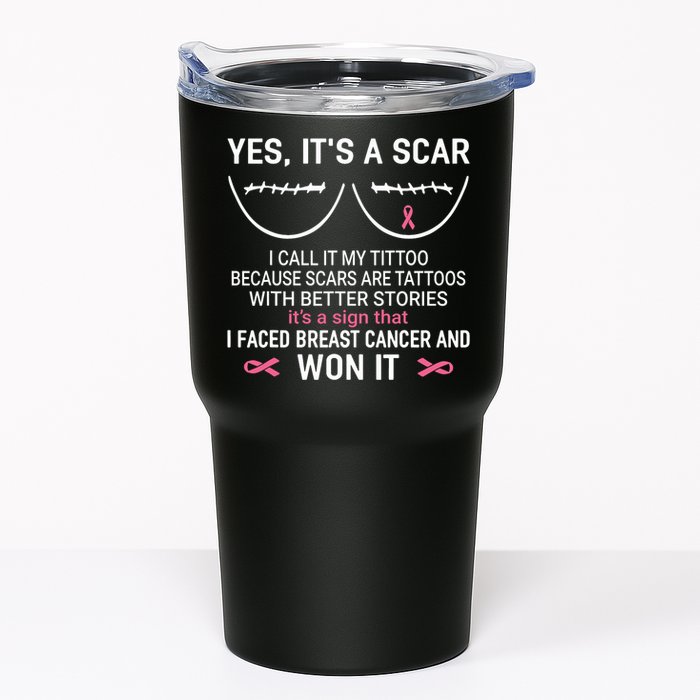 Yes ItS A Scar I Call It My Tittoo Tumbler
