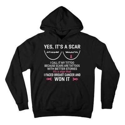 Yes ItS A Scar I Call It My Tittoo Tall Hoodie