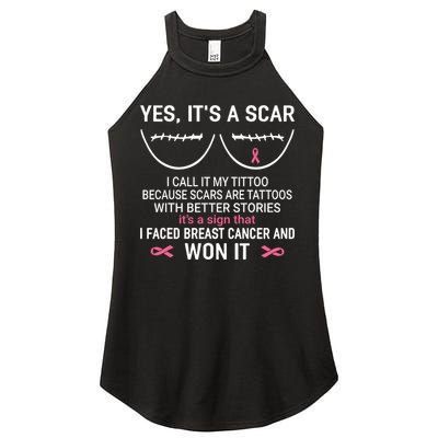 Yes ItS A Scar I Call It My Tittoo Women's Perfect Tri Rocker Tank