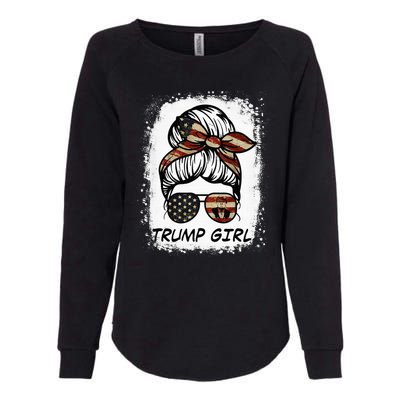 Yes IM A Trump Girl Get Over It Trump 2024 Election Gifts Womens California Wash Sweatshirt