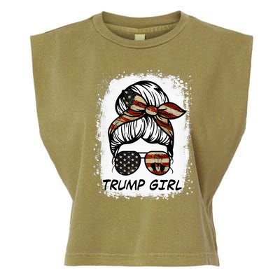 Yes IM A Trump Girl Get Over It Trump 2024 Election Gifts Garment-Dyed Women's Muscle Tee