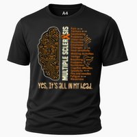 Yes It's All In My Head Multiple Sclerosis Ribbon Brain Performance Shirt