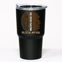 Yes It's All In My Head Multiple Sclerosis Ribbon Brain Tumbler