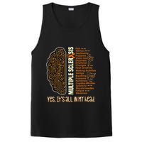 Yes It's All In My Head Multiple Sclerosis Ribbon Brain PosiCharge Competitor Tank