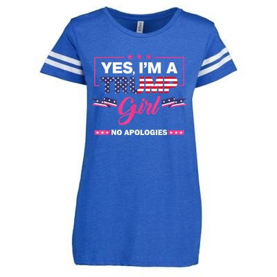 Yes IM A Trump No Apologies 2024 Election Enza Ladies Jersey Football T-Shirt