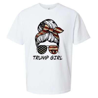 Yes IM A Trump Girl Get Over It Trump 2024 Election Gifts Sueded Cloud Jersey T-Shirt