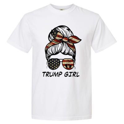 Yes IM A Trump Girl Get Over It Trump 2024 Election Gifts Garment-Dyed Heavyweight T-Shirt