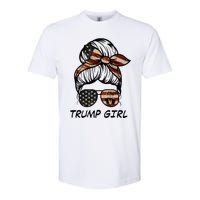 Yes IM A Trump Girl Get Over It Trump 2024 Election Gifts Softstyle CVC T-Shirt