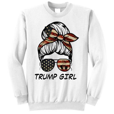 Yes IM A Trump Girl Get Over It Trump 2024 Election Gifts Sweatshirt