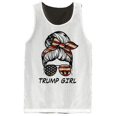 Yes IM A Trump Girl Get Over It Trump 2024 Election Gifts Mesh Reversible Basketball Jersey Tank