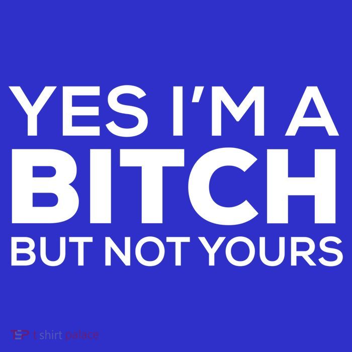 Yes Im A Bitch But Not Yours Meaningful Gift Pom Pom 12in Knit Beanie