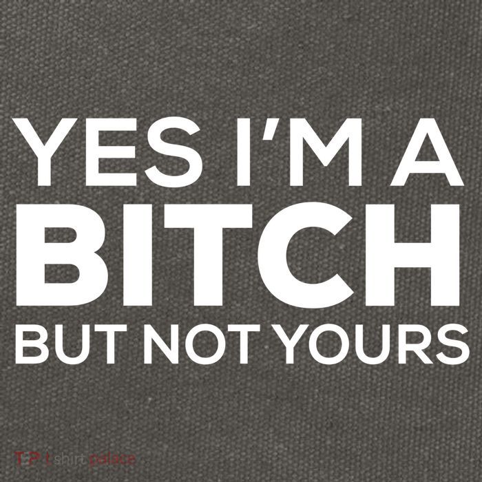 Yes Im A Bitch But Not Yours Meaningful Gift Cotton Canvas Backpack
