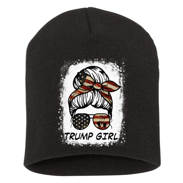 Yes IM A Trump Girl Get Over It Trump 2024 Election Short Acrylic Beanie