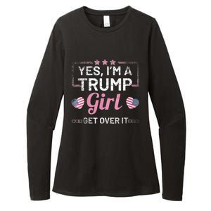 Yes Im A Trump Girl Get Over It Donald Trump Womens CVC Long Sleeve Shirt