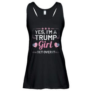 Yes Im A Trump Girl Get Over It Donald Trump Ladies Essential Flowy Tank