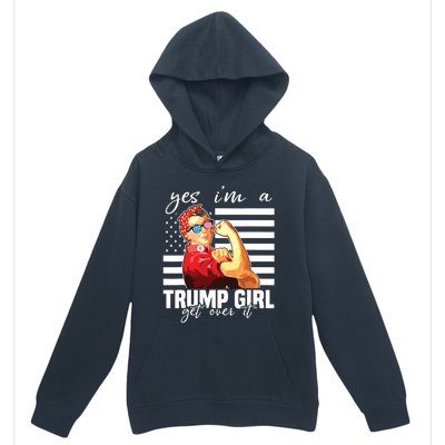 Yes Im A Trump Girl Get Over It Trump 2020 Urban Pullover Hoodie