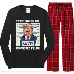 Yes IM A Trump Gets Over It Proud Trump Minimalist Gift Long Sleeve Pajama Set