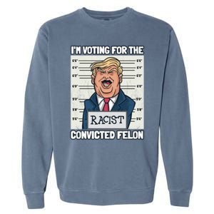 Yes IM A Trump Gets Over It Proud Trump Minimalist Gift Garment-Dyed Sweatshirt