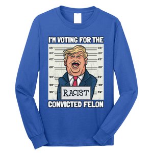 Yes IM A Trump Gets Over It Proud Trump Minimalist Gift Long Sleeve Shirt