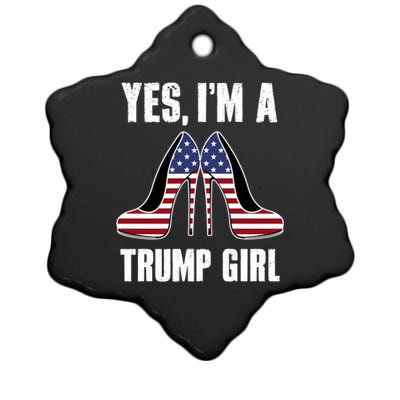 Yes IM A Trump Cute Gift Ceramic Star Ornament