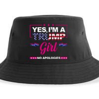 Yes Im A Trump Girl No Apologies 2024 Election Sustainable Bucket Hat