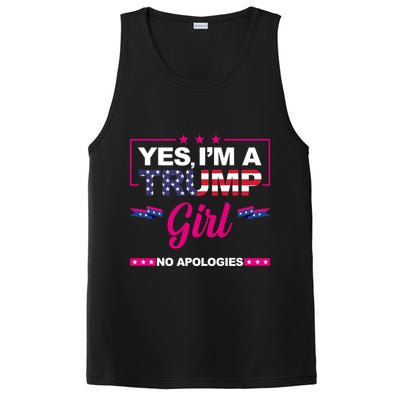 Yes Im A Trump Girl No Apologies 2024 Election PosiCharge Competitor Tank