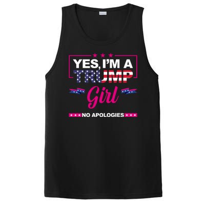 Yes Im A Trump Girl No Apologies 2024 Election PosiCharge Competitor Tank