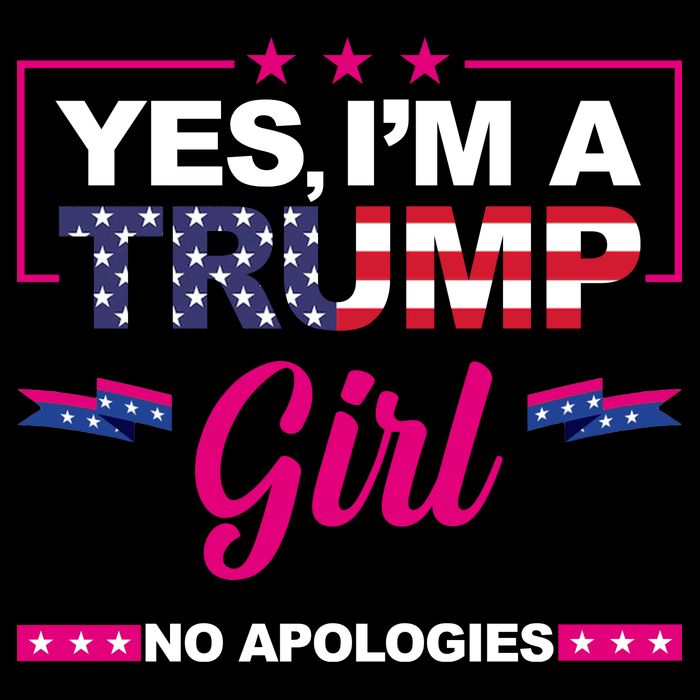 Yes Im A Trump Girl No Apologies 2024 Election Toddler T-Shirt