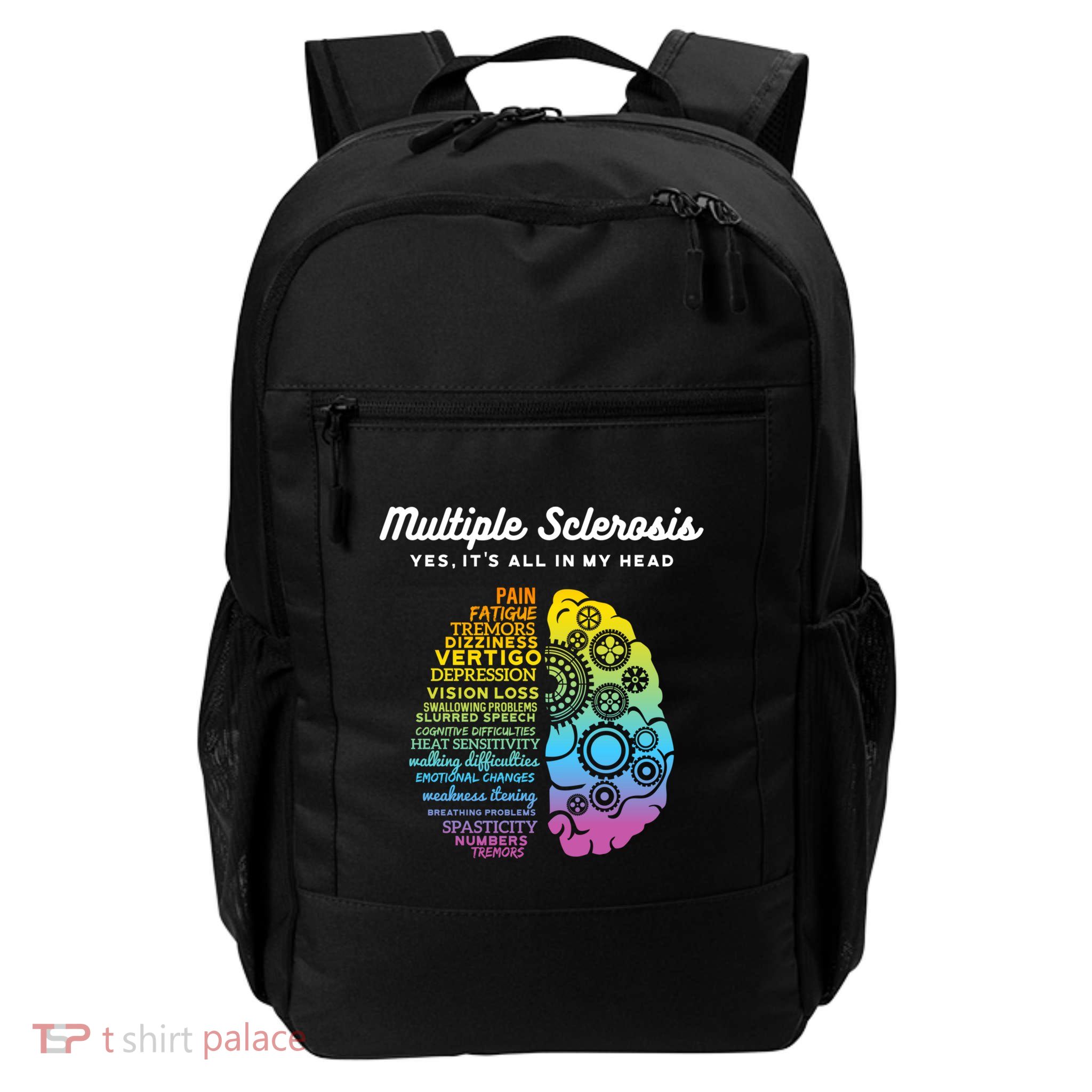 Yes ItS All In My Head Multiple Sclerosis Gift Ms Gift Backpack