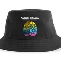 Yes ItS All In My Head Multiple Sclerosis Gift Ms Gift Sustainable Bucket Hat