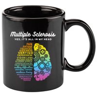 Yes ItS All In My Head Multiple Sclerosis Gift Ms Gift 11oz C Handle Ceramic Mug