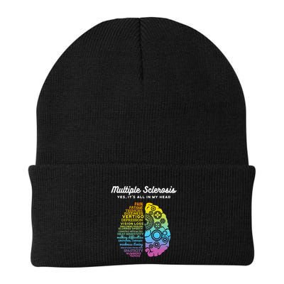 Yes ItS All In My Head Multiple Sclerosis Gift Ms Gift Beanie