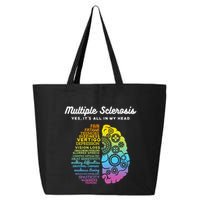 Yes ItS All In My Head Multiple Sclerosis Gift Ms Gift 25L Jumbo Tote