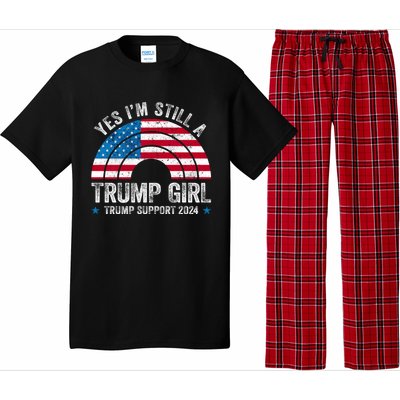 Yes IM A Trump Gift Funny Trump Support 2024 Election Gift Pajama Set