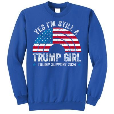 Yes IM A Trump Gift Funny Trump Support 2024 Election Gift Sweatshirt