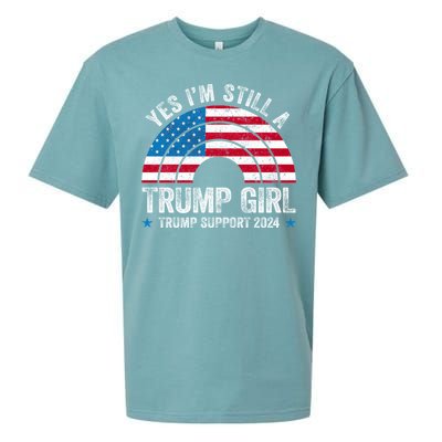 Yes IM A Trump Gift Funny Trump Support 2024 Election Gift Sueded Cloud Jersey T-Shirt