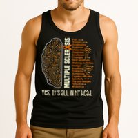 Yes It's All In My Head Multiple Sclerosis Ribbon Brain Tank Top
