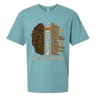 Yes It's All In My Head Multiple Sclerosis Ribbon Brain Sueded Cloud Jersey T-Shirt