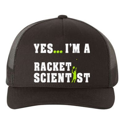 Yes I'm A Rocket Scientist Funny Player Racquetball Yupoong Adult 5-Panel Trucker Hat