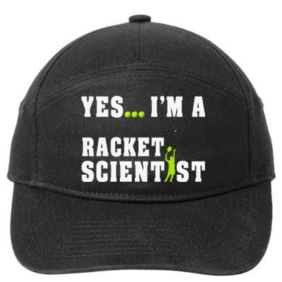 Yes I'm A Rocket Scientist Funny Player Racquetball 7-Panel Snapback Hat