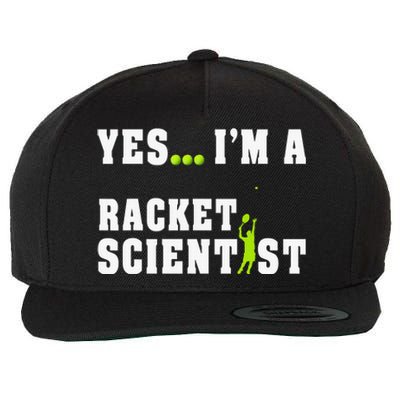 Yes I'm A Rocket Scientist Funny Player Racquetball Wool Snapback Cap