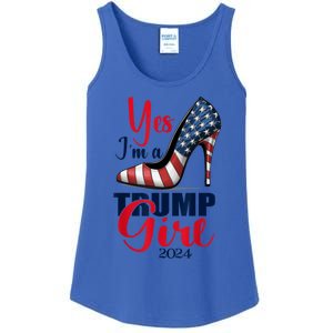 Yes IM A Trump Stilettos High Heel Us Flag Trump 2024 Gift Ladies Essential Tank