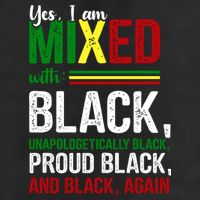 Yes I Am Mixed With Black Proud Black History Month Adult Drive Performance Visor