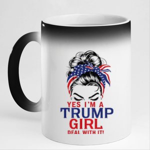 Yes I’M A Trump Deal With It Premium 11oz Black Color Changing Mug