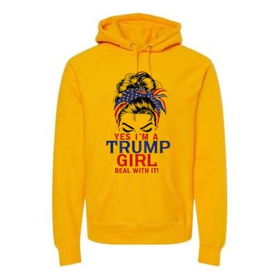 Yes I’M A Trump Deal With It Premium Premium Hoodie