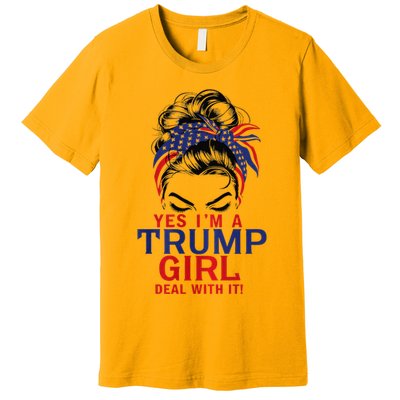 Yes I’M A Trump Deal With It Premium Premium T-Shirt