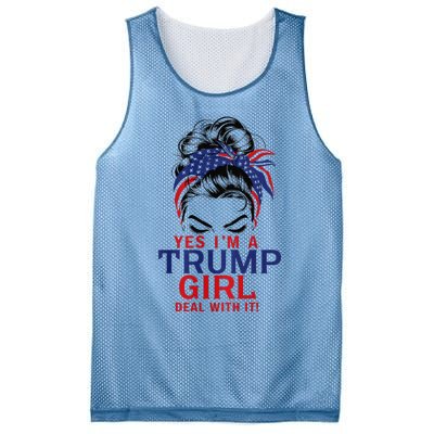 Yes I’M A Trump Deal With It Premium Mesh Reversible Basketball Jersey Tank